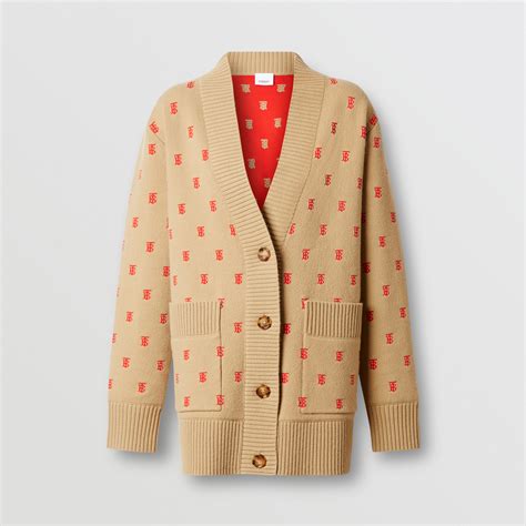 plus burberry cardigan